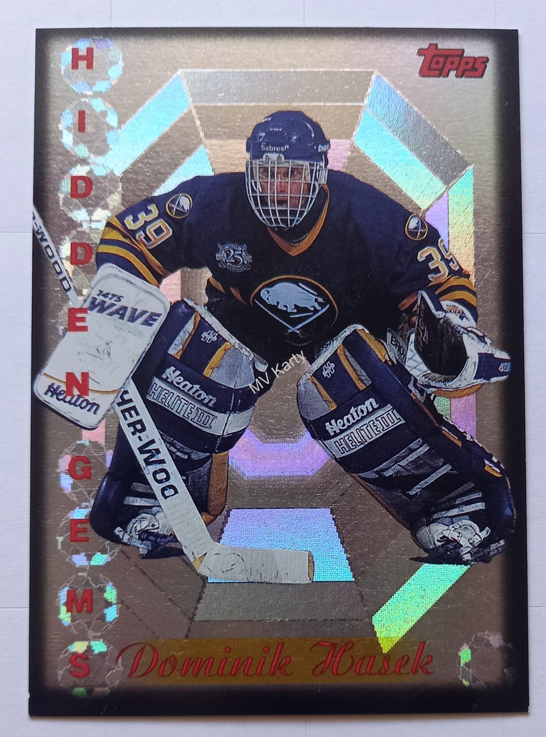 1995-96 Topps - Hidden Gems #4 HG Dominik Hasek