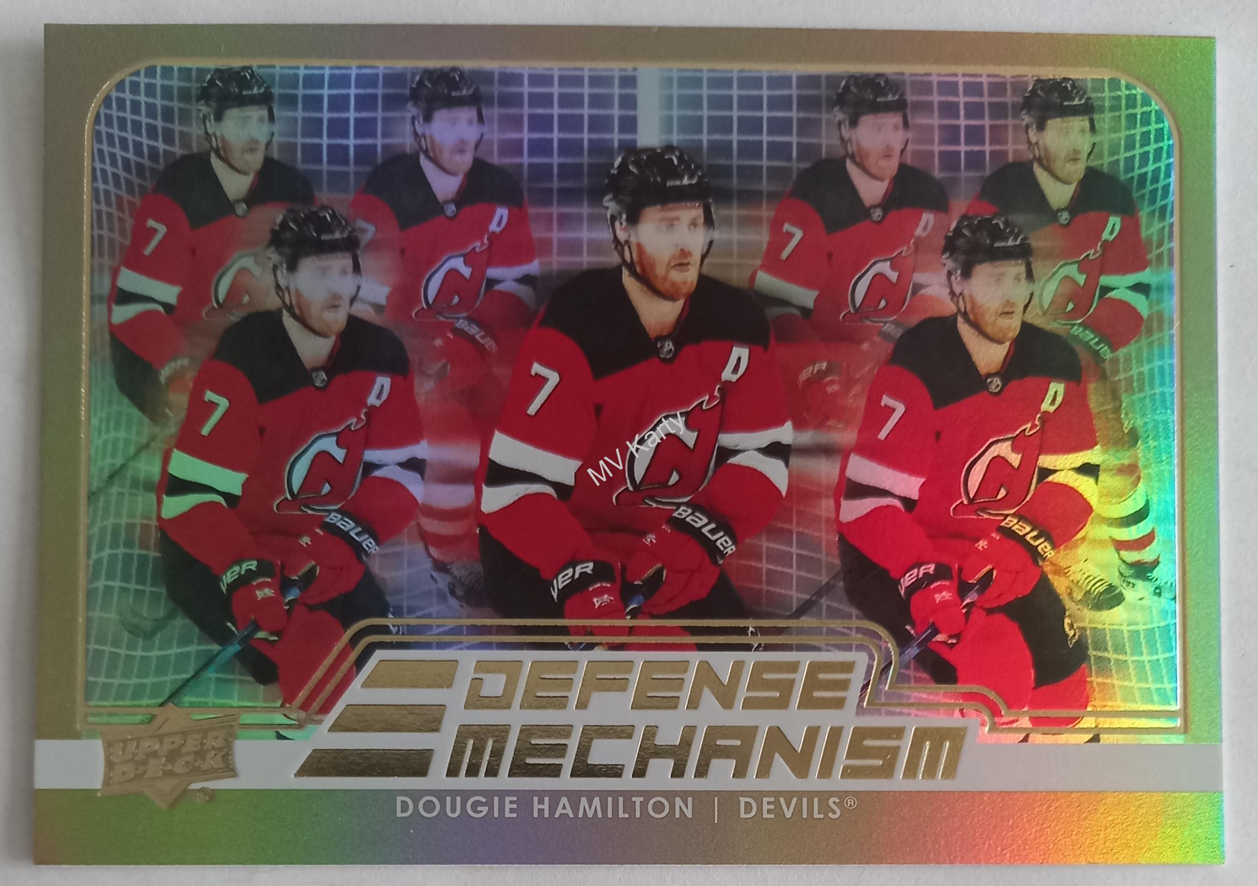 2022-23 Upper Deck Series 1 - Defense Mechanism - Gold #DM-14 Dougie Hamilton