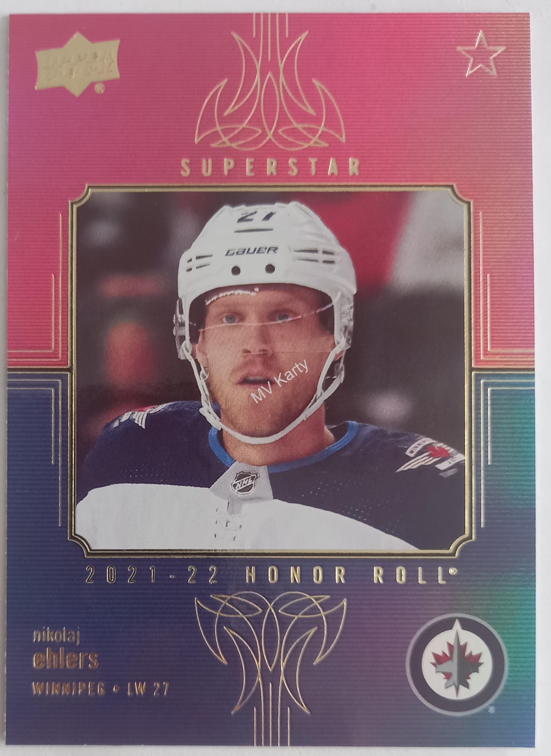 2021-22 Upper Deck Series 2 - Honor Roll - Red Rainbow #HR-75 Nikolaj Ehlers