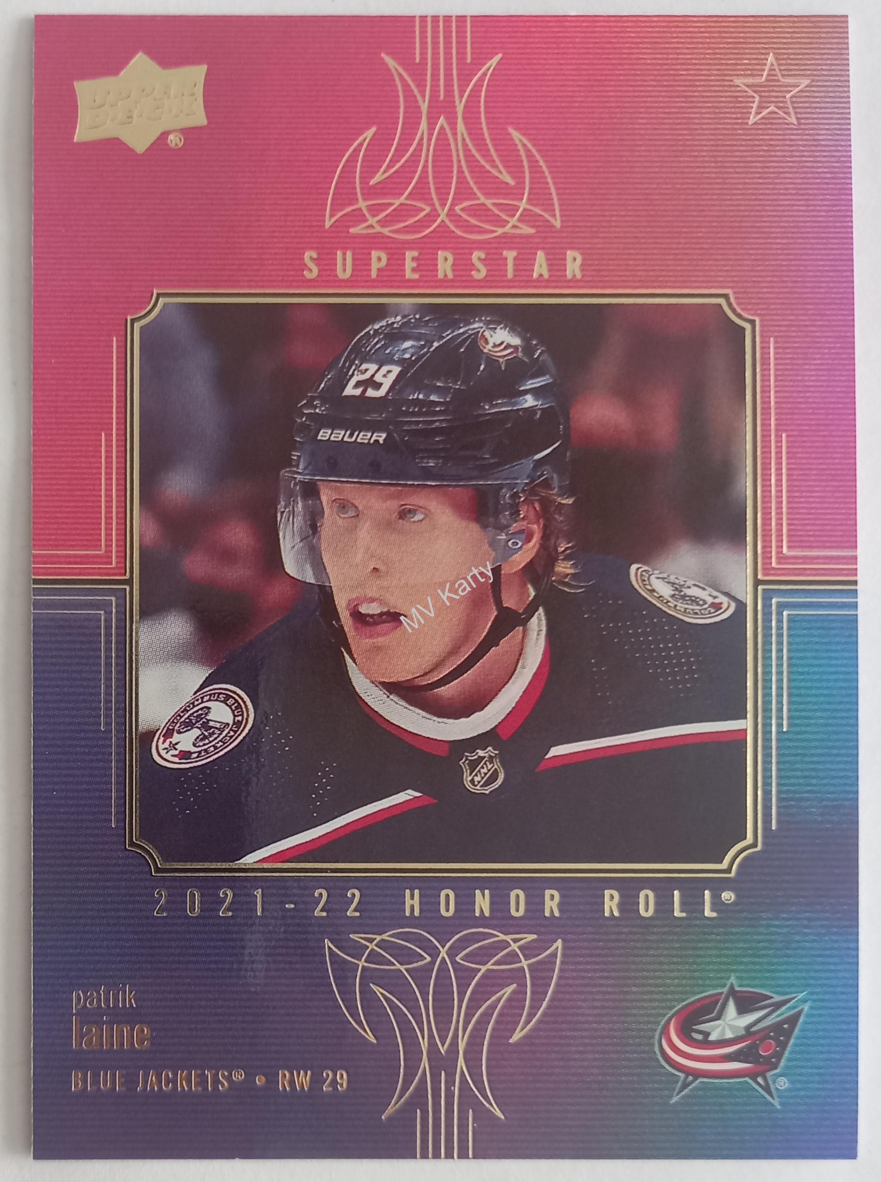 2021-22 Upper Deck Series 2 - Honor Roll - Red Rainbow #HR-80 Patrik Laine