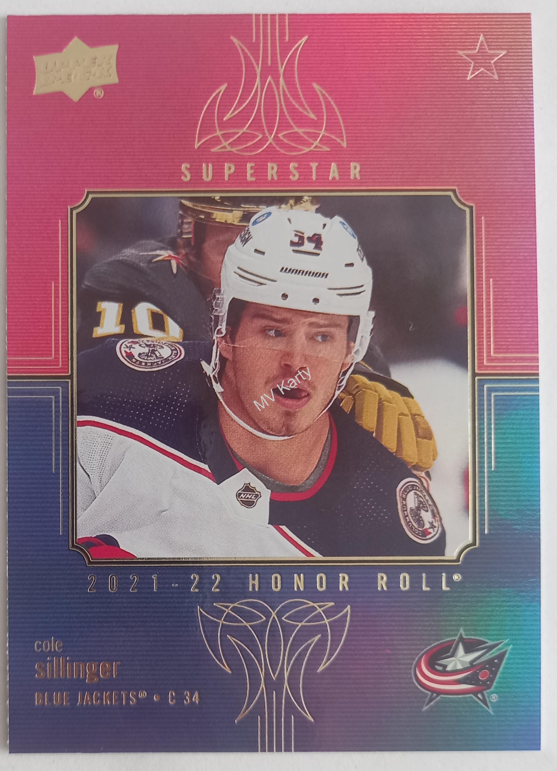 2021-22 Upper Deck Series 2 - Honor Roll - Red Rainbow #HR-61 Cole Sillinger