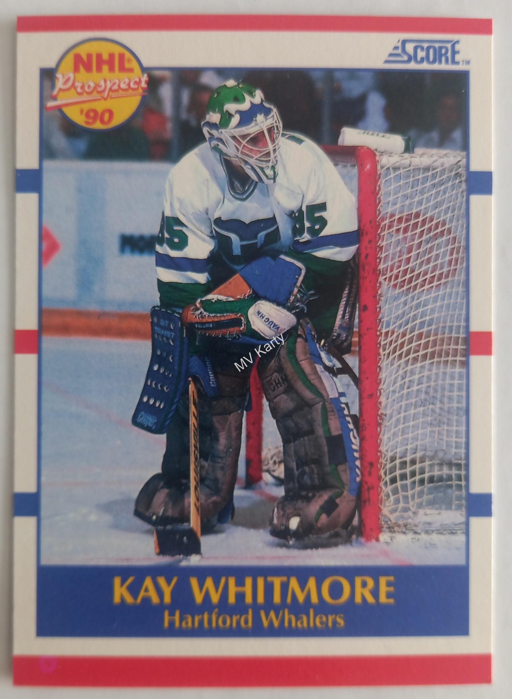 1990-91 Score - [Base] #402 Prospect - Kay Whitmore | MV Karty