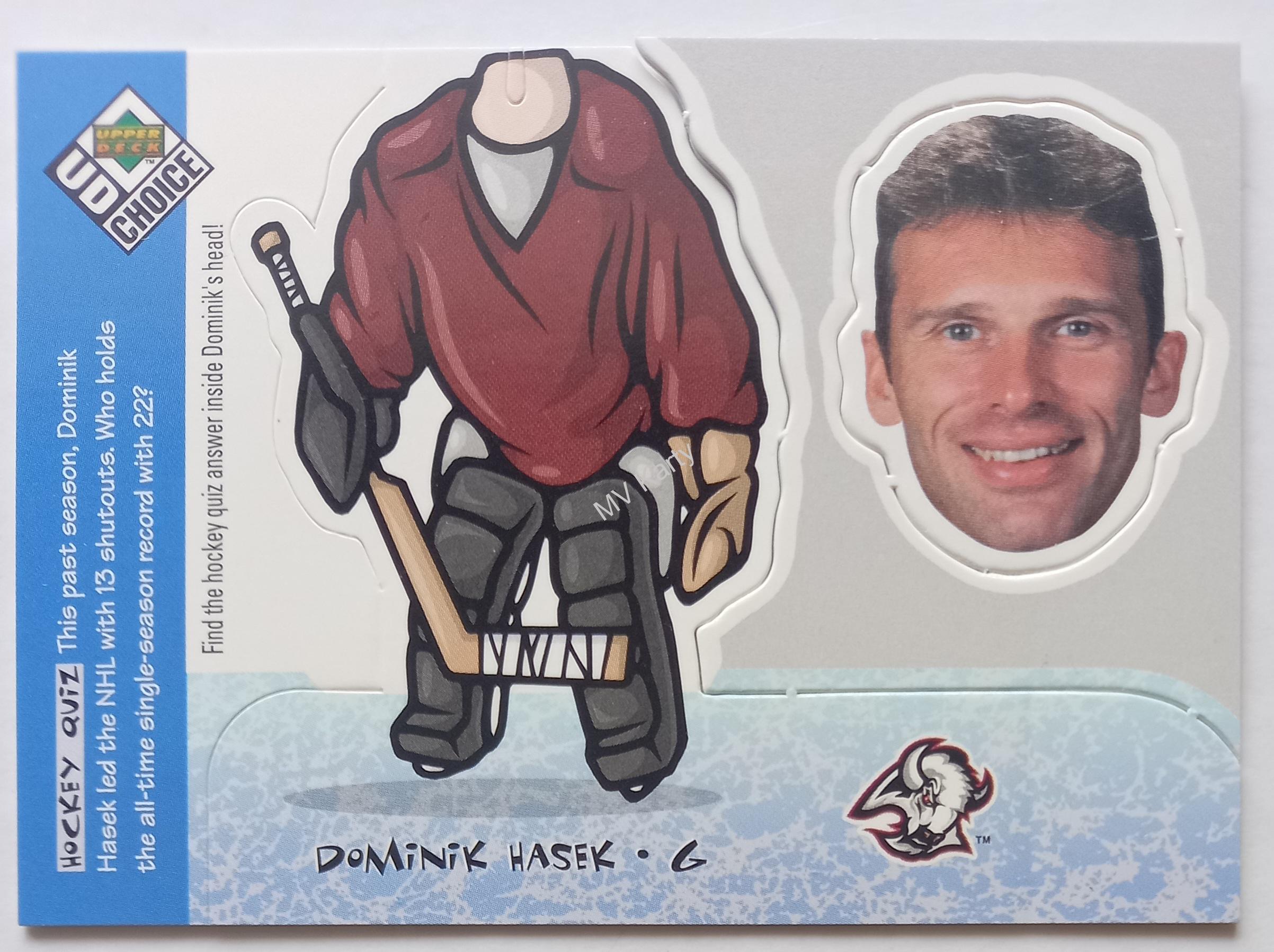 1998-99 Upper Deck UD Choice - Mini Bobbing Heads #BH18 Dominik Hasek