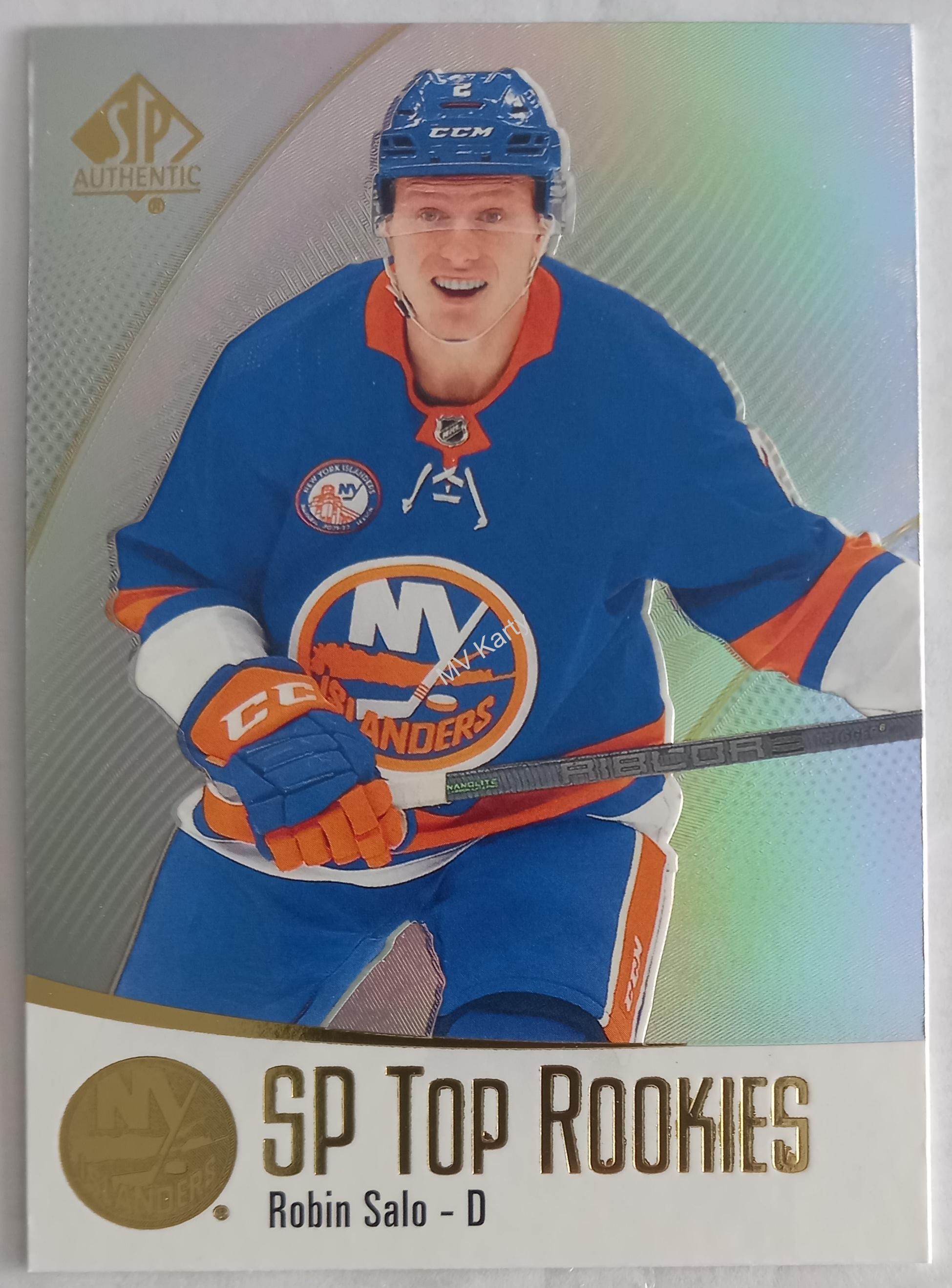 2021-22 SP Authentic - Top Rookies - Green #TR-43 Robin Salo