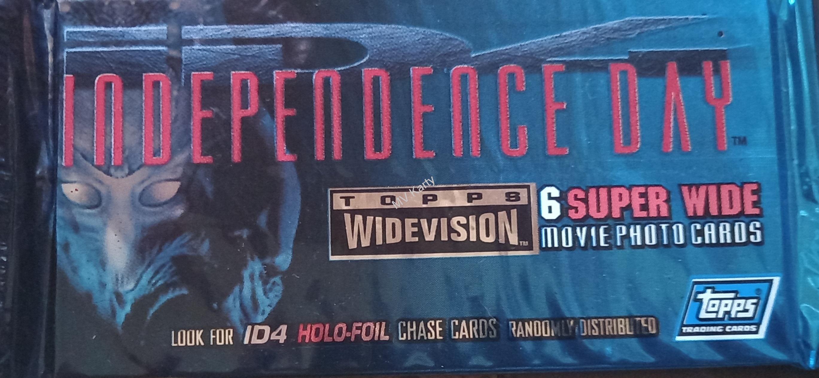 1996 Topps Widevision Independence Day balíček