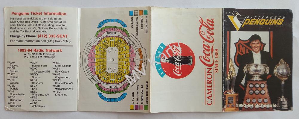 1993-94 Pittsburgh Penguins schedule (Rozpis zápasů sezóny)