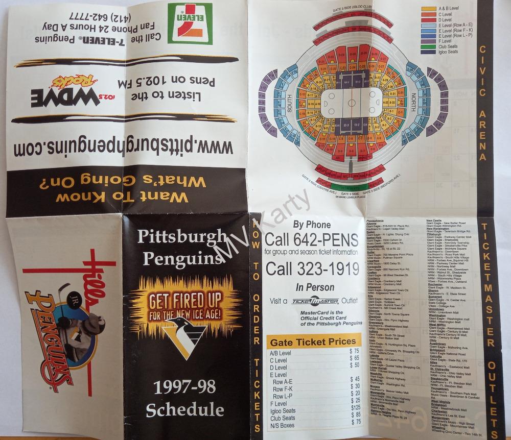 1997-98 Pittsburgh Penguins schedule (Rozpis zápasů sezóny)