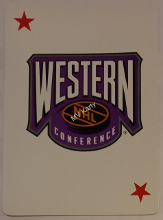 1996-97 Bicycle NHL Hockey Aces Playing Cards - Box Set [Base] #_WECO Western Conference