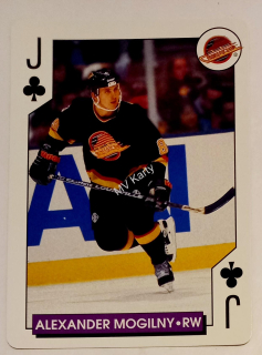1996-97 Bicycle NHL Hockey Aces Playing Cards - Box Set [Base] #JC Alexander Mogilny