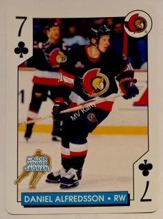 1996-97 Bicycle NHL Hockey Aces Playing Cards - Box Set [Base] #7C Daniel Alfredsson