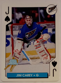 1996-97 Bicycle NHL Hockey Aces Playing Cards - Box Set [Base] #JS Jim Carey