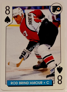 1996-97 Bicycle NHL Hockey Aces Playing Cards - Box Set [Base] #8S Rod Brind'Amour