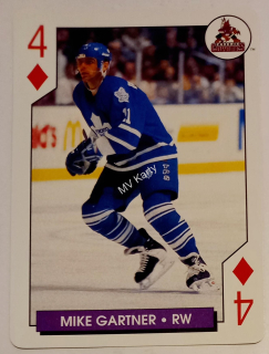 1996-97 Bicycle NHL Hockey Aces Playing Cards - Box Set [Base] #4D Mike Gartner