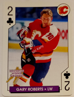 1996-97 Bicycle NHL Hockey Aces Playing Cards - Box Set [Base] #2C Gary Roberts