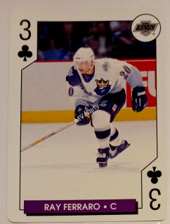 1996-97 Bicycle NHL Hockey Aces Playing Cards - Box Set [Base] #3C Ray Ferraro