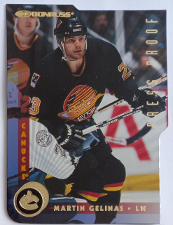 1997-98 Donruss - [Base] - Gold Die-Cut Press Proof #41 Martin Gelinas #/500