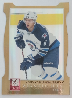 2011-12 Panini Elite - [Base] - Status Gold Die-Cut #30 - Alexander Burmistrov /99