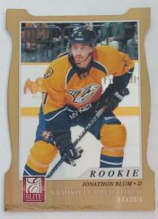 2011-12 Panini Elite - [Base] - Status Gold Die-Cut #235 - Jonathon Blum /10
