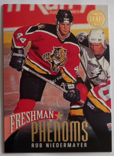 1993-94 Leaf - Freshman Phenoms #6 Rob Niedermayer