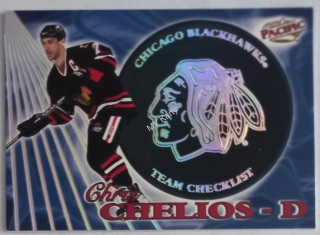 1998-99 Pacific - Team Checklist #6 Chris Chelios