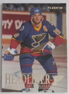 1994-95 Fleer - Headliner #10 Brendan Shanahan