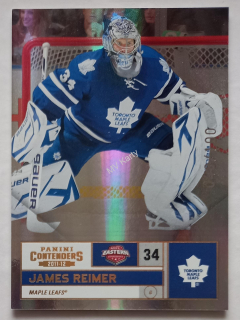 2011-12 Panini Playoff Contenders - [Base] - Gold #79 James Reimer #/100