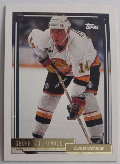1992-93 Topps - [Base] - Gold #472 Geoff Courtnall