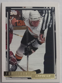 1992-93 Topps - [Base] - Gold #311 Tom Fergus