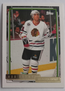 1992-93 Topps - [Base] - Gold #72 Rob Brown