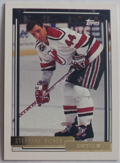 1992-93 Topps - [Base] - Gold #160 Stephane Richer