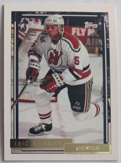 1992-93 Topps - [Base] - Gold #399 Eric Weinrich