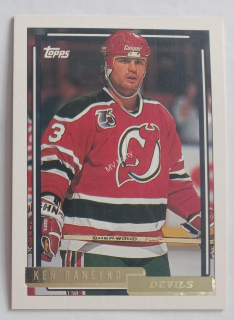 1992-93 Topps - [Base] - Gold #357 Ken Daneyko