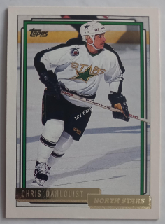 1992-93 Topps - [Base] - Gold #231 Chris Dahlquist