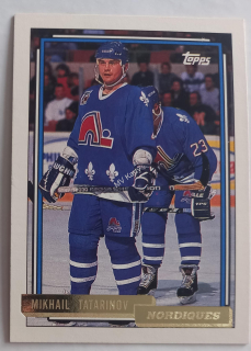 1992-93 Topps - [Base] - Gold #180 Mikhail Tatarinov