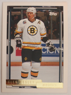 1992-93 Topps - [Base] - Gold #346 Glen Wesley