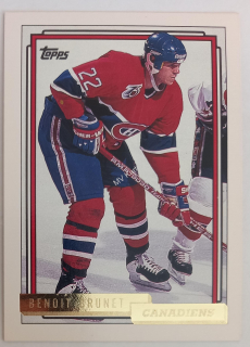 1992-93 Topps - [Base] - Gold #137 Benoit Brunet
