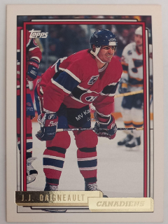 1992-93 Topps - [Base] - Gold #334 J.J. Daigneault