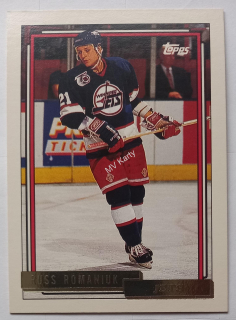 1992-93 Topps - [Base] - Gold #390 Russell Romaniuk