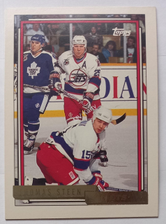 1992-93 Topps - [Base] - Gold #141 Thomas Steen