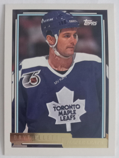 1992-93 Topps - [Base] - Gold #30 Dave Ellett
