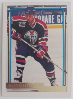 1992-93 Topps - [Base] - Gold #292 Martin Gelinas