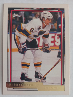 1992-93 Topps - [Base] - Gold #354 Murray Baron