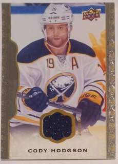 2014-15 Upper Deck Masterpieces - [Base] - Memorabilia #4 Cody Hdgson