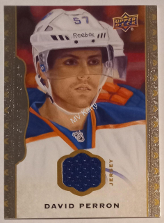2014-15 Upper Deck Masterpieces - [Base] - Memorabilia #71 David Perron