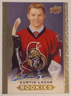 2014-15 Upper Deck Masterpieces - [Base] - Autographs #175  Curtis Lazar