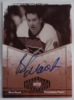 2004-05 Upper Deck Legendary Signatures - Signatures #BM - Brad Marsh