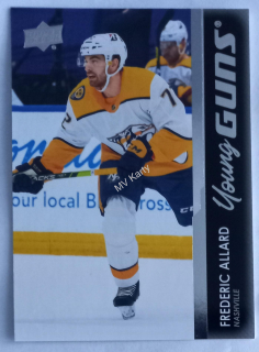 2021-22 Upper Deck Series 2 - [Base] #483  Young Guns - Frederic Allard