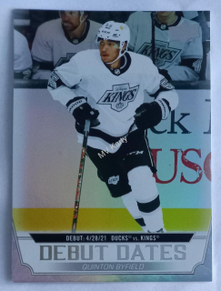2022-23 Upper Deck Series 1 - Debut Dates #DD-9 Quinton Byfield