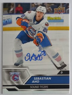 2019-20 Upper Deck AHL - [Base] - Autographs #71 Sebastian Aho