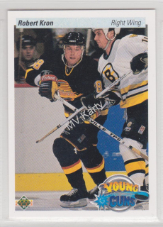 1990-91 Upper Deck - [Base] #528 - Young Guns - Robert Kron